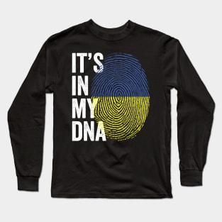 It's In My DNA Ukrainian Gifts Ukraine Flag Long Sleeve T-Shirt